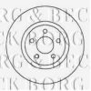 BORG & BECK BBD4254 Brake Disc